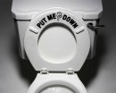 PUT ME DOWN Bathroom Decal